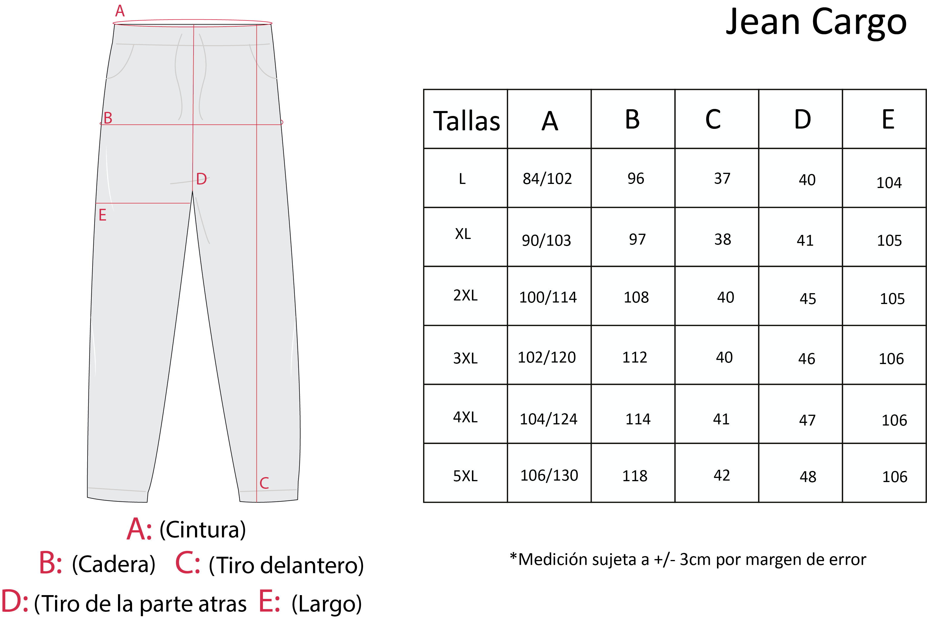 Jean Cargo - Big Panda Clothing