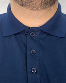 Polo cuello camisero