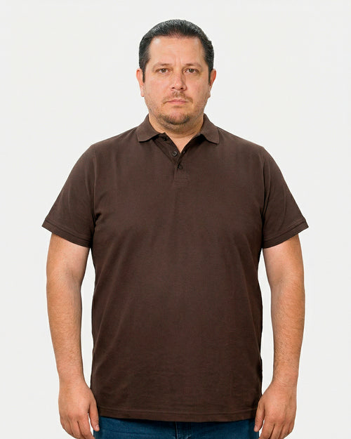 Polo cuello camisero