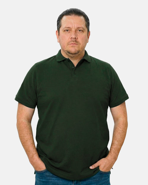 Polo cuello camisero