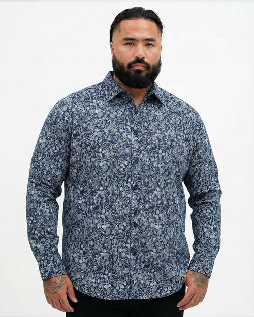Camisa Manga larga Floreada