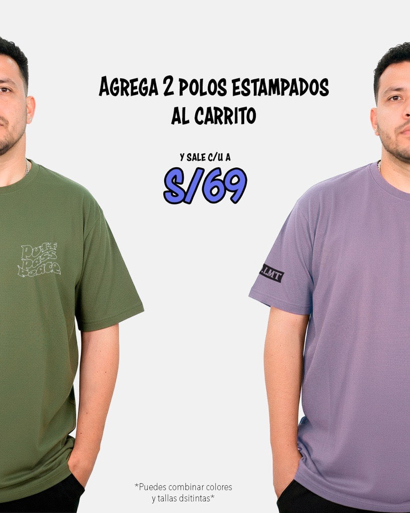 Polo estampado Lite