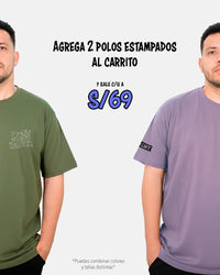Polo estampado Lite