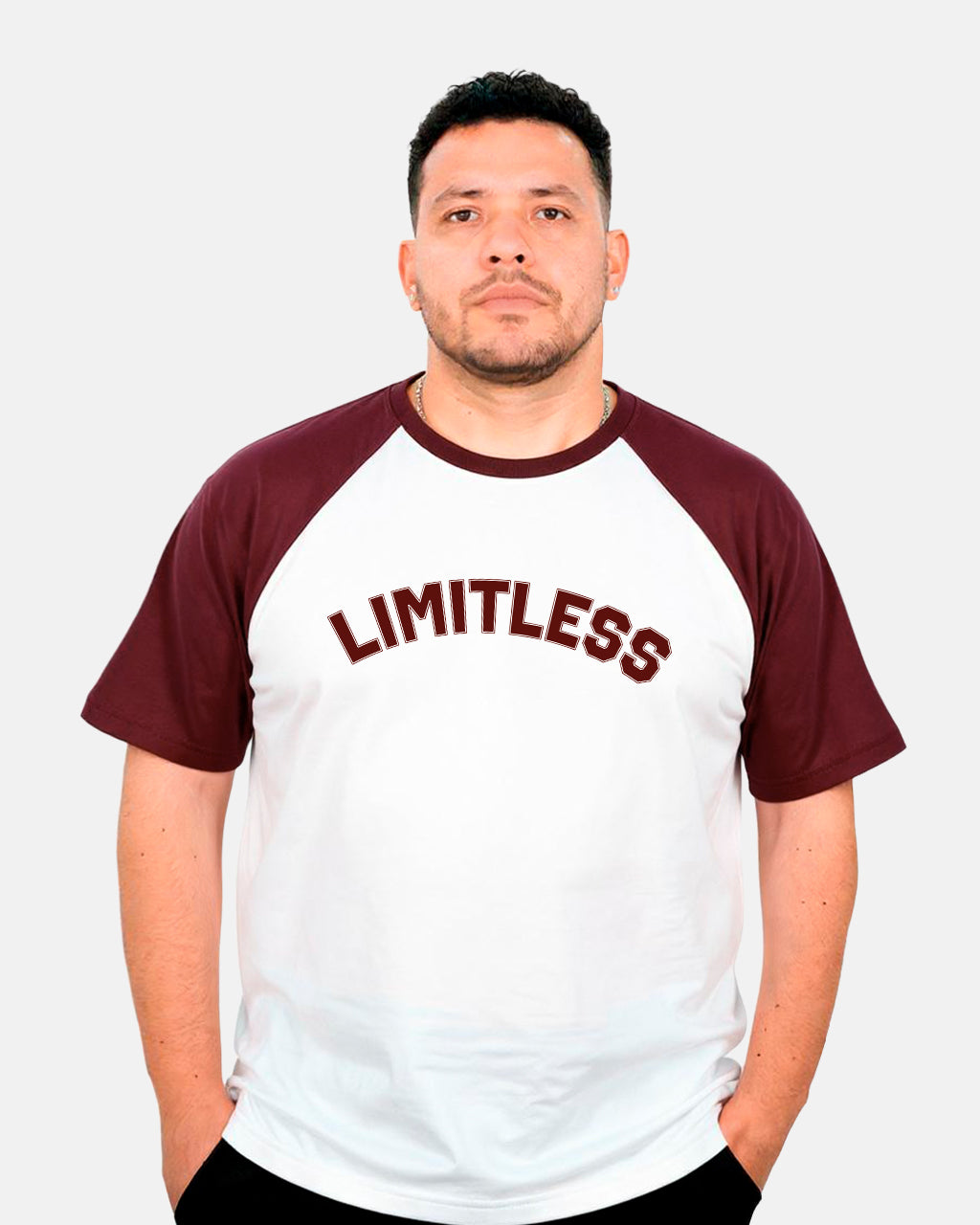 Polo estampado ranglan