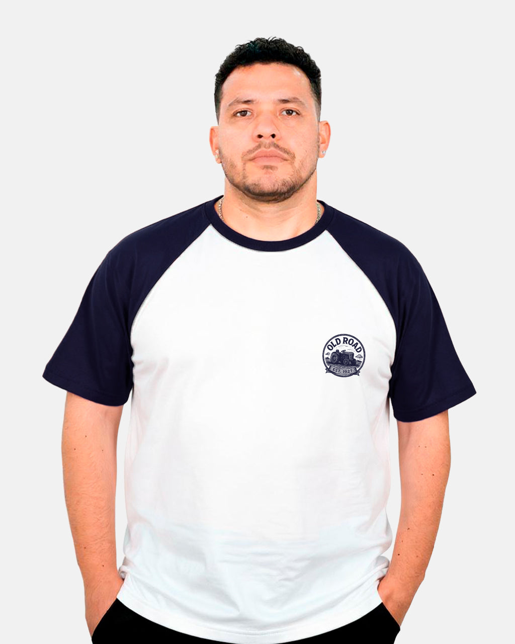 Polo estampado ranglan