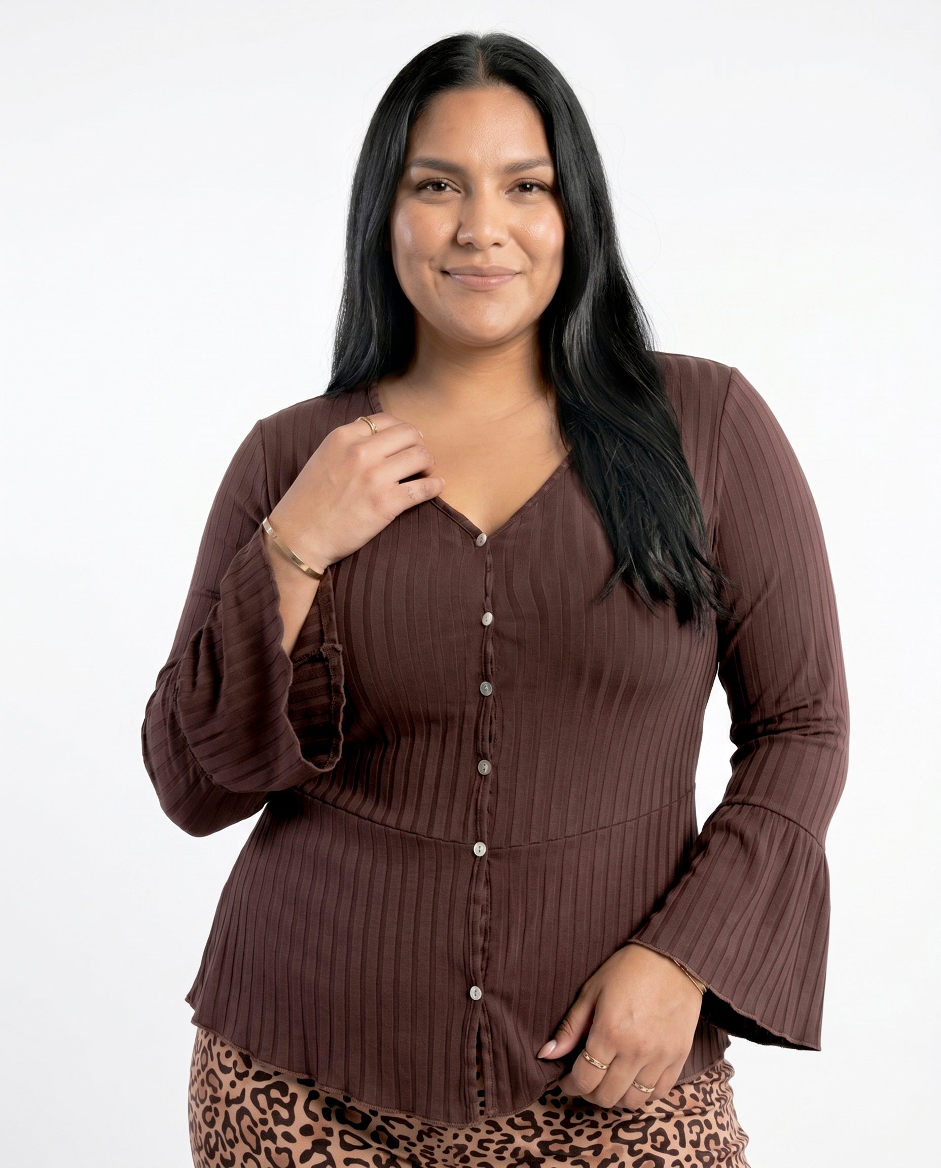 Top Rib Peplum