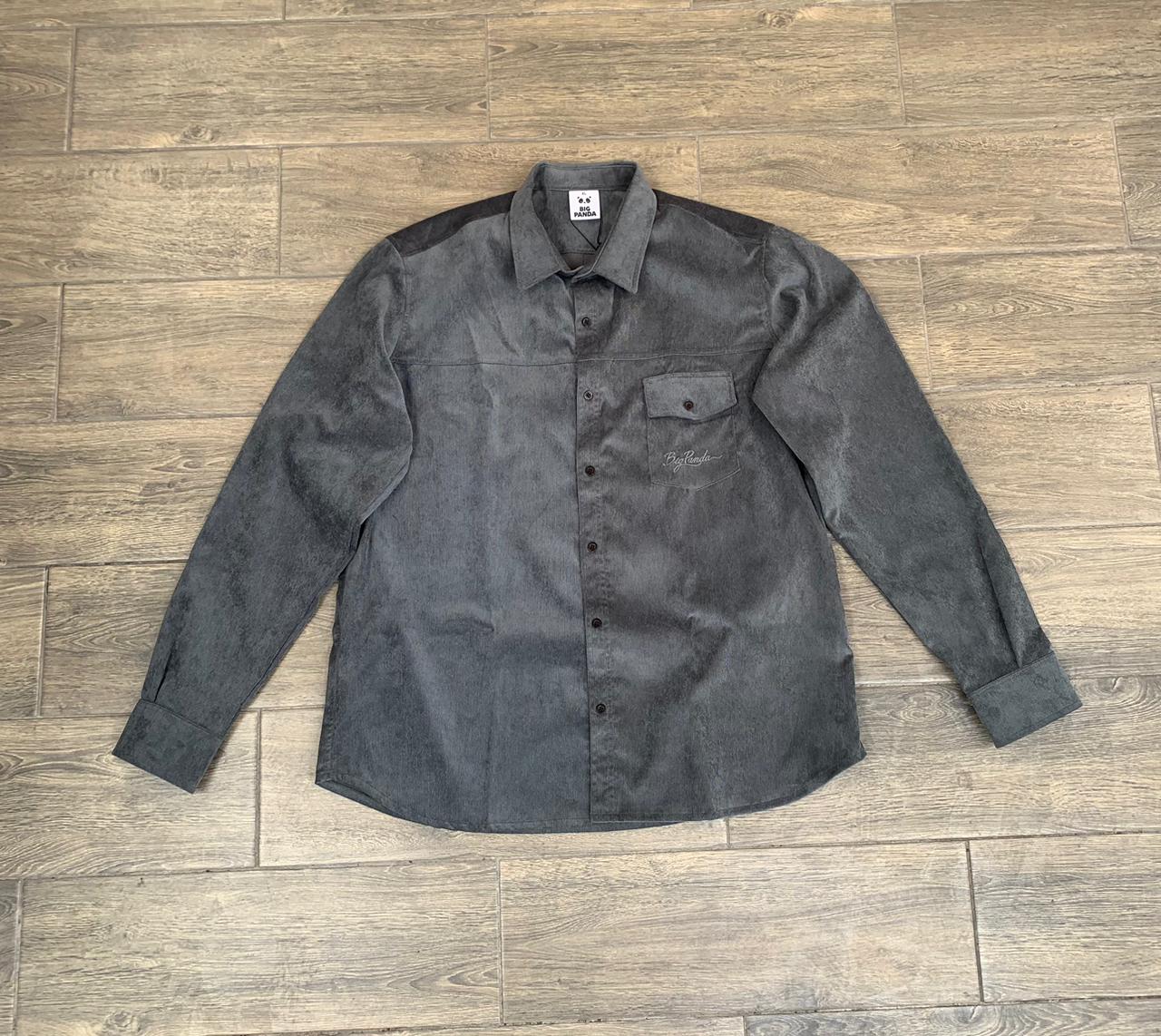 Camisa Corduroy Gris